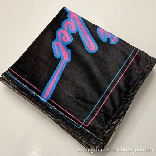 50*60inch 280gsm polyester soft flannel custom hot printed blanket